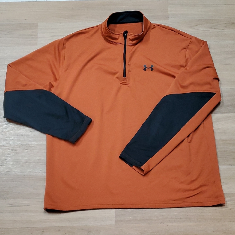 Under Armour Men's Orange and Black Performance Jacket